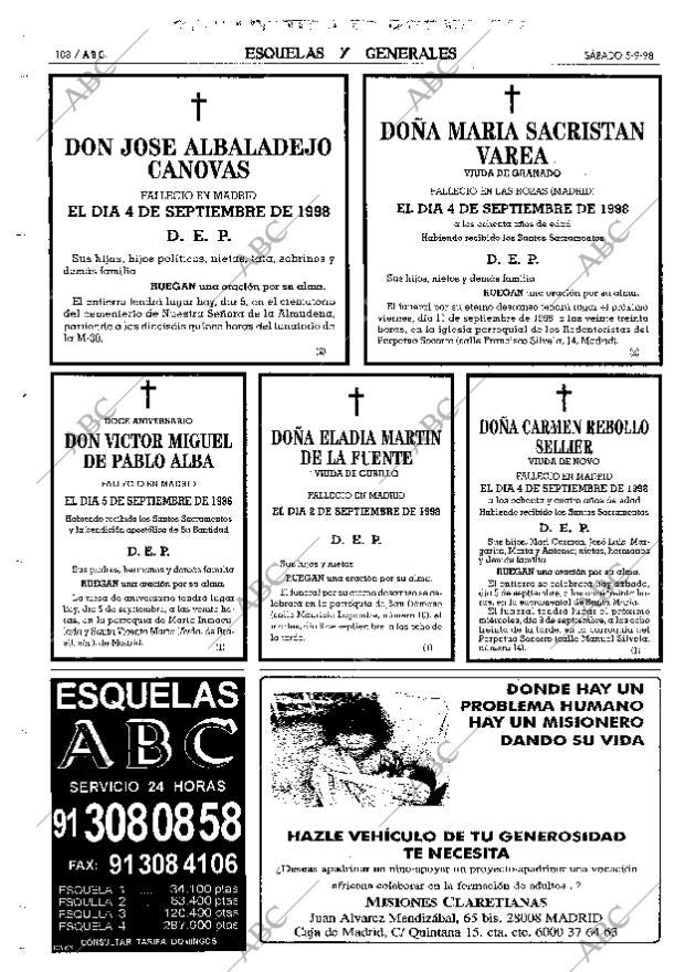 ABC MADRID 05-09-1998 página 108