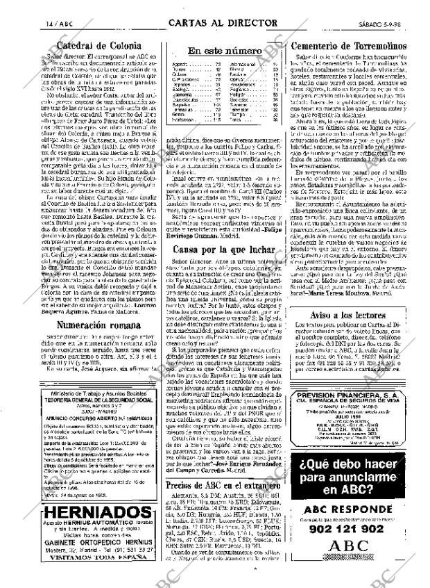 ABC MADRID 05-09-1998 página 14
