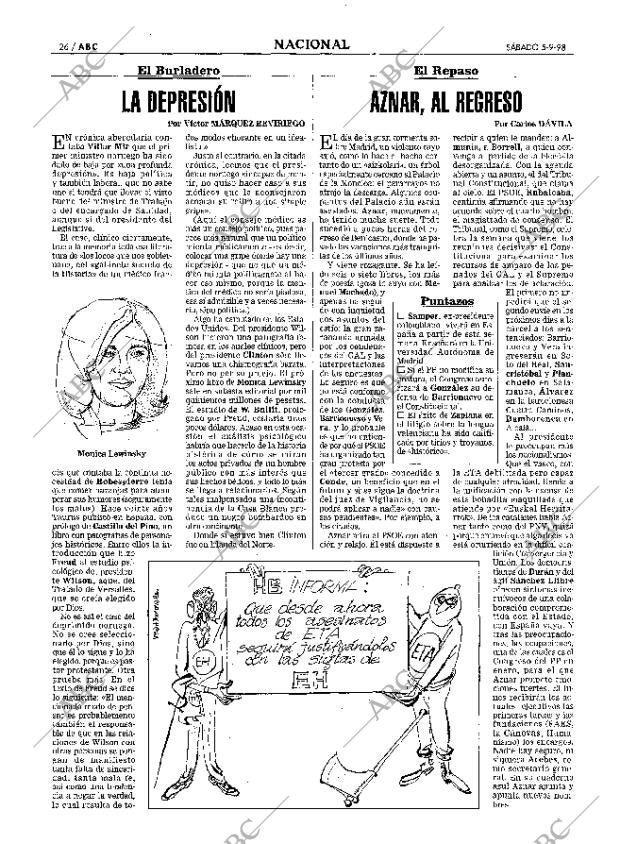 ABC MADRID 05-09-1998 página 26