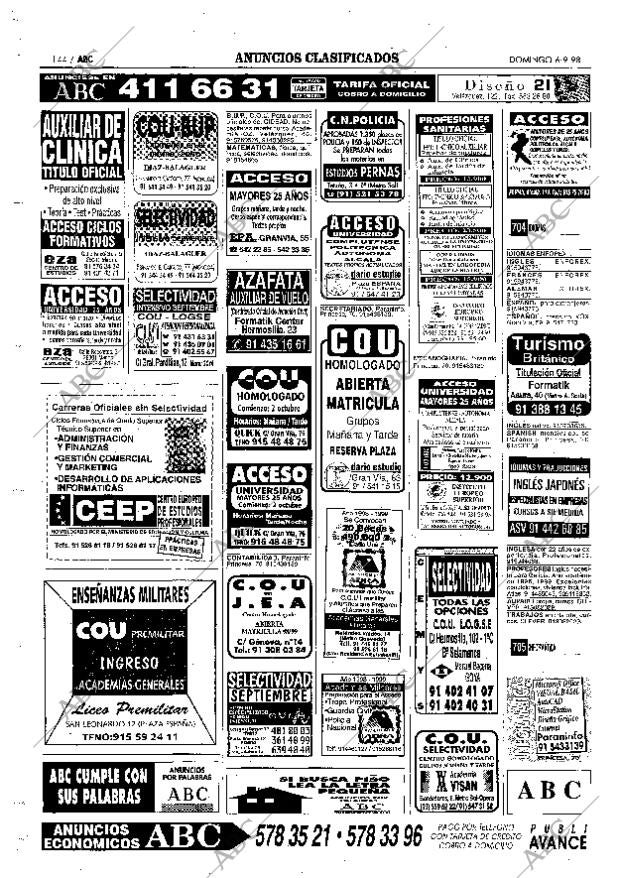 ABC MADRID 06-09-1998 página 144