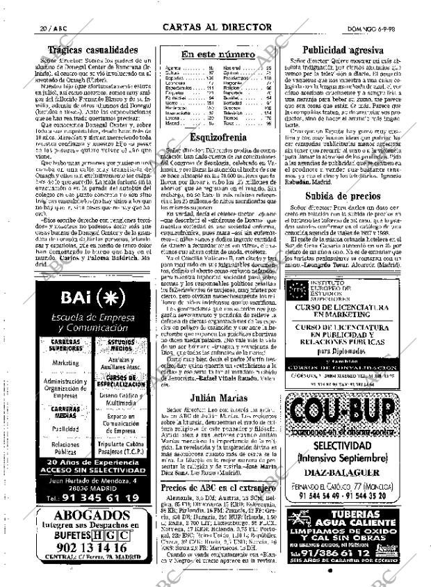 ABC MADRID 06-09-1998 página 20