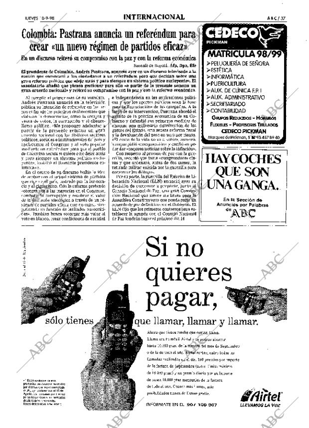 ABC SEVILLA 10-09-1998 página 37