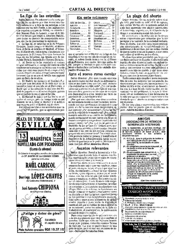 ABC SEVILLA 12-09-1998 página 14