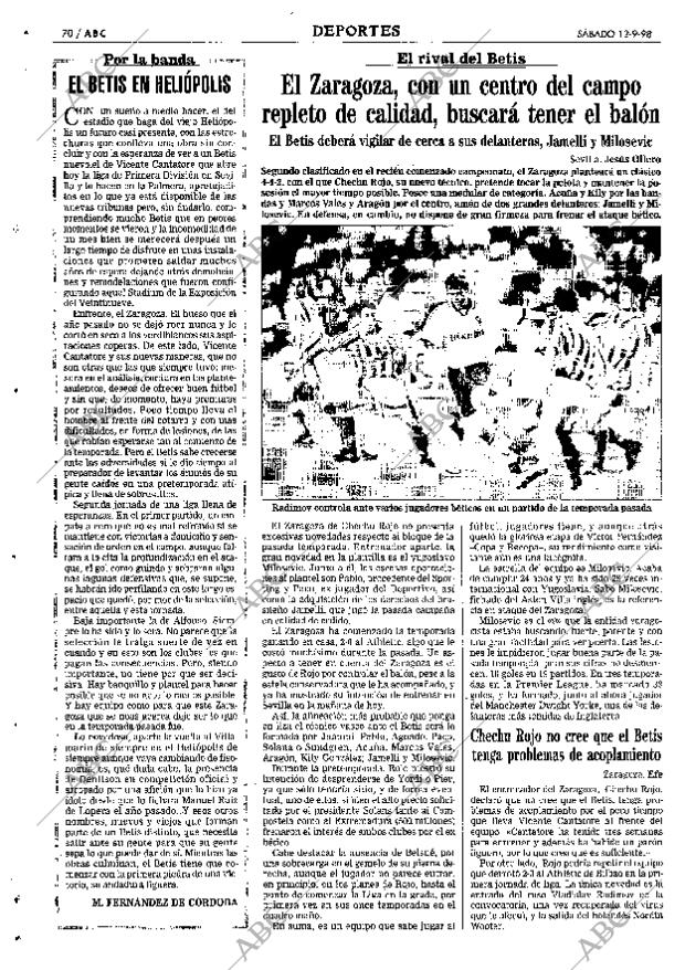 ABC SEVILLA 12-09-1998 página 70