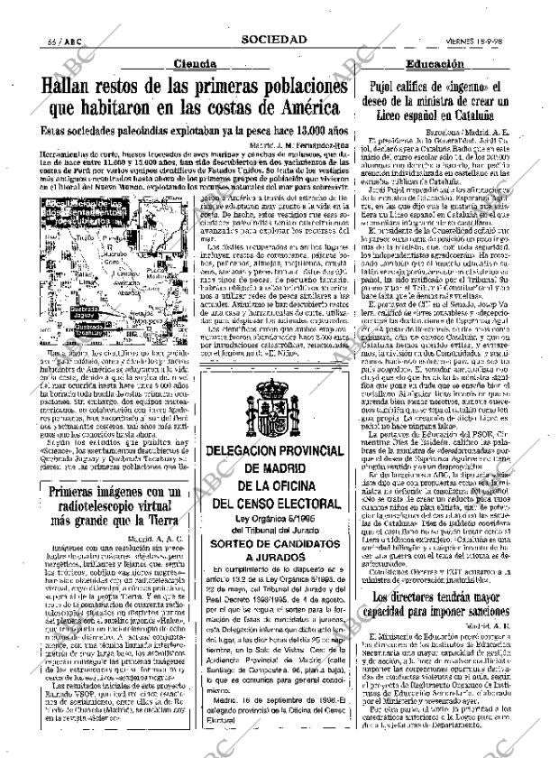 ABC MADRID 18-09-1998 página 66