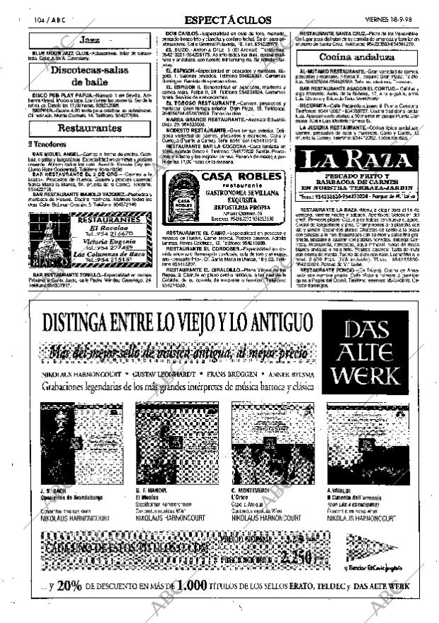 ABC SEVILLA 18-09-1998 página 104