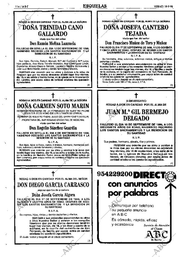 ABC SEVILLA 18-09-1998 página 114