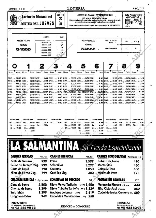 ABC SEVILLA 18-09-1998 página 117