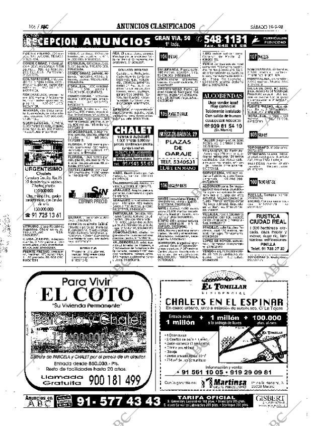 ABC MADRID 19-09-1998 página 106