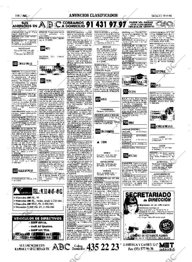 ABC MADRID 19-09-1998 página 108