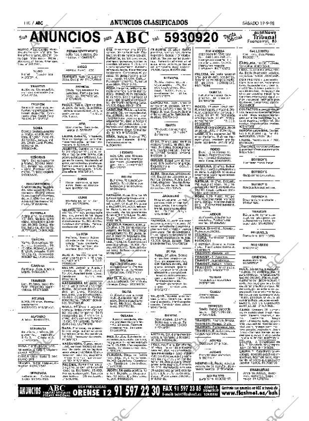 ABC MADRID 19-09-1998 página 110