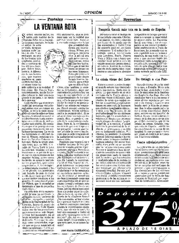 ABC MADRID 19-09-1998 página 16