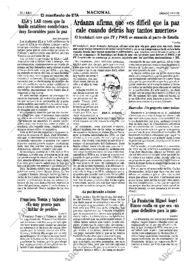 ABC MADRID 19-09-1998 página 22