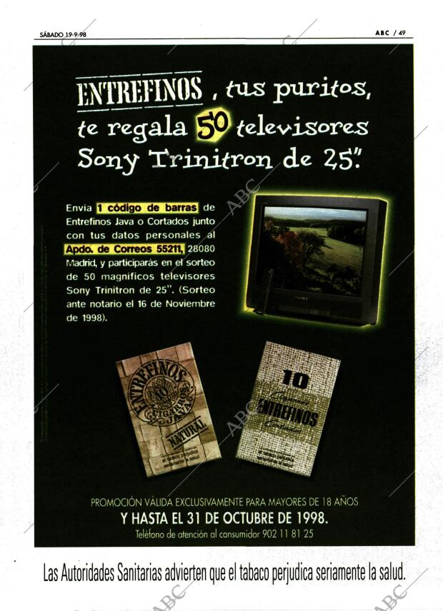 ABC MADRID 19-09-1998 página 49