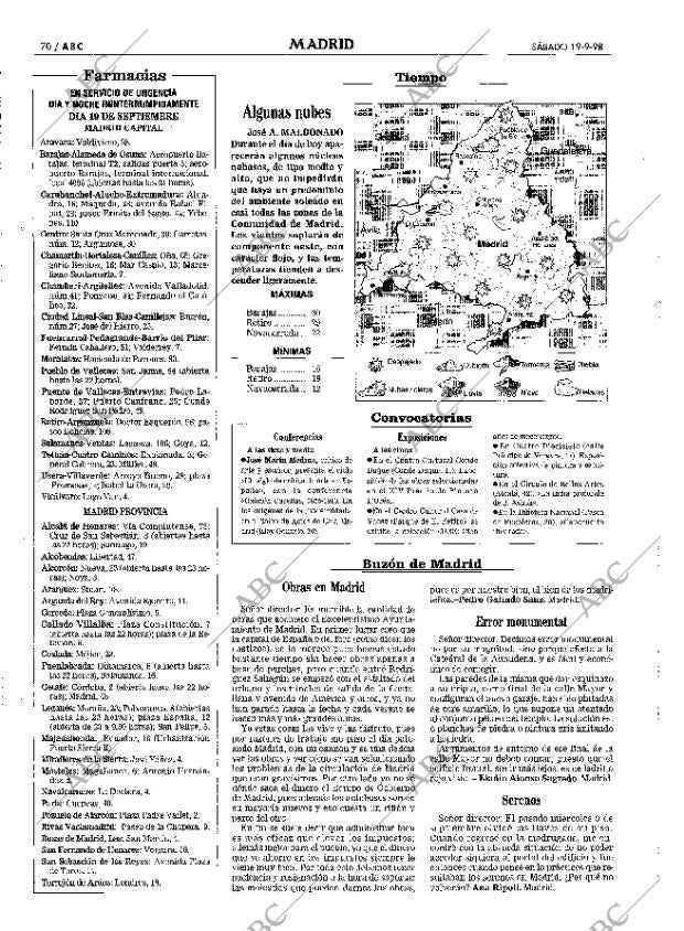 ABC MADRID 19-09-1998 página 70