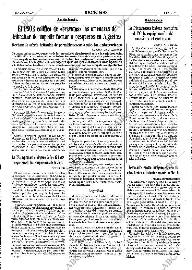 ABC MADRID 19-09-1998 página 73