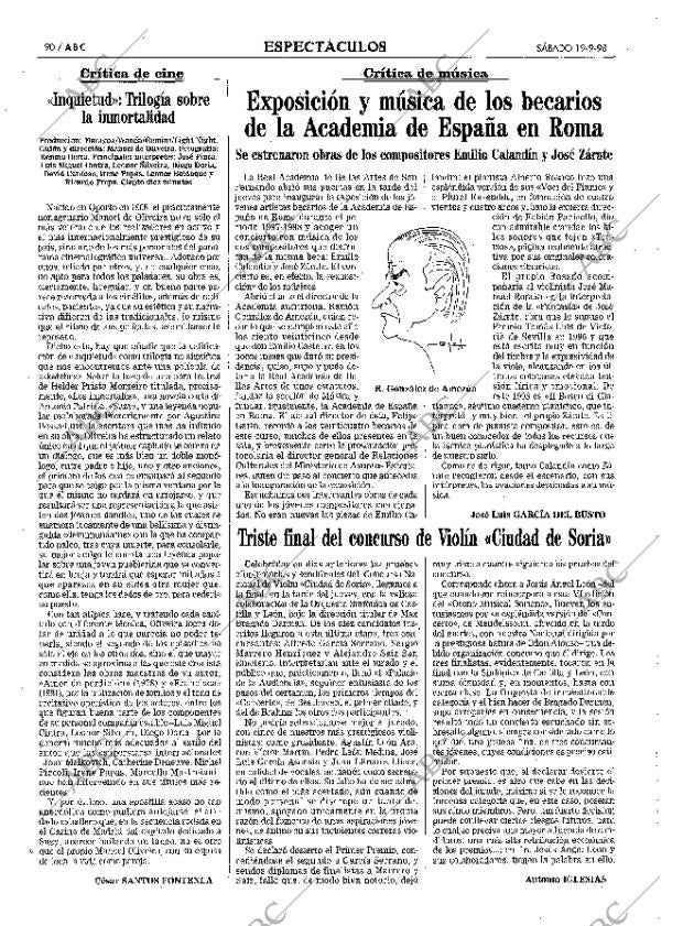 ABC MADRID 19-09-1998 página 90