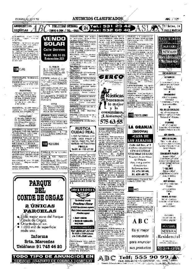 ABC MADRID 20-09-1998 página 129