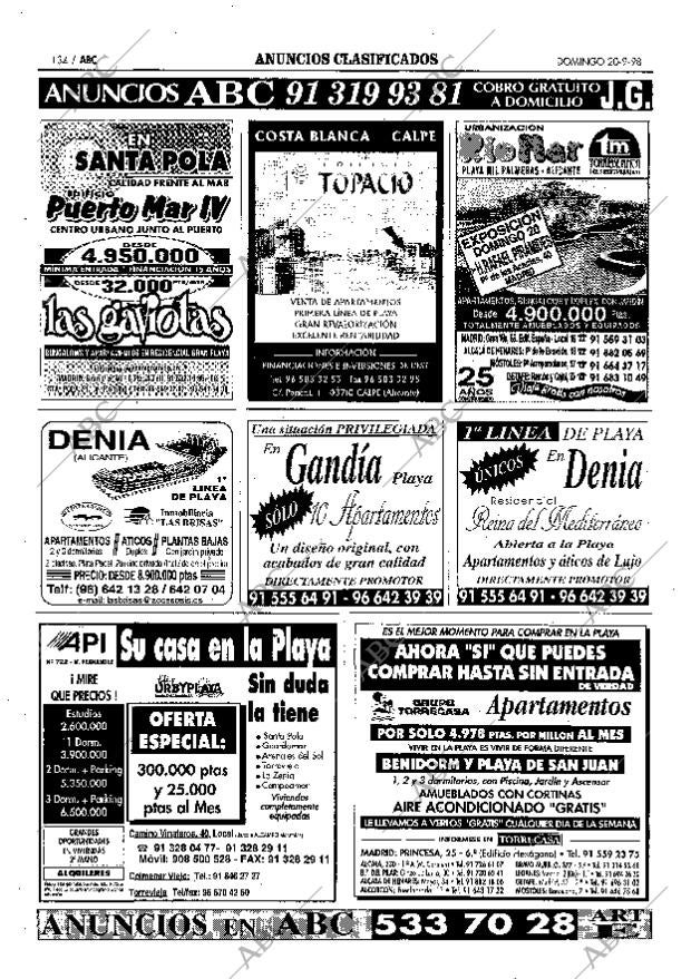 ABC MADRID 20-09-1998 página 134