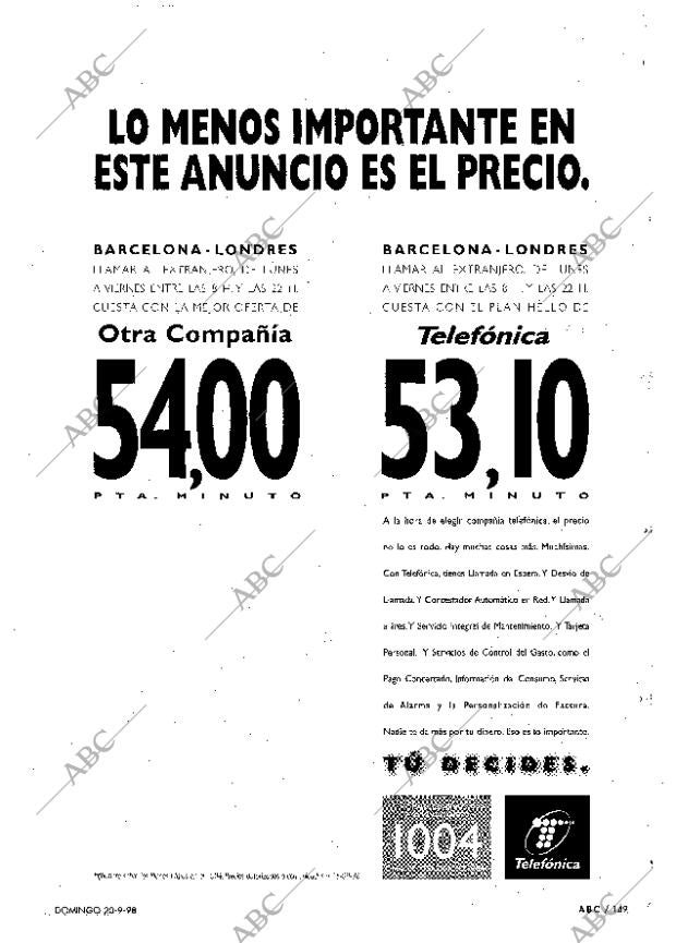 ABC MADRID 20-09-1998 página 149