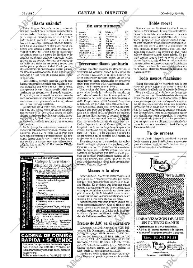 ABC MADRID 20-09-1998 página 22