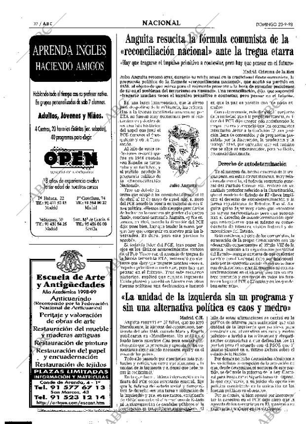 ABC MADRID 20-09-1998 página 32