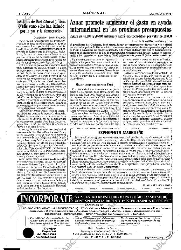 ABC MADRID 20-09-1998 página 34