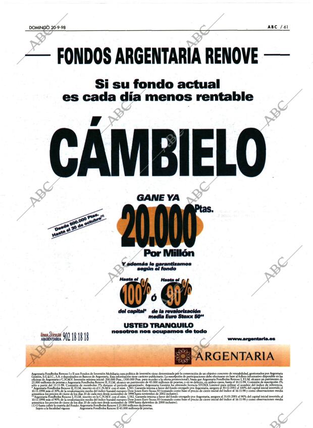 ABC MADRID 20-09-1998 página 61