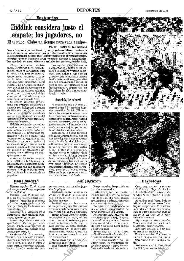 ABC MADRID 20-09-1998 página 92