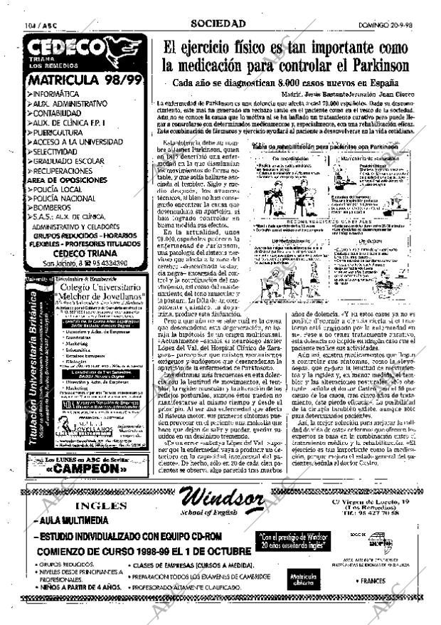 ABC SEVILLA 20-09-1998 página 104