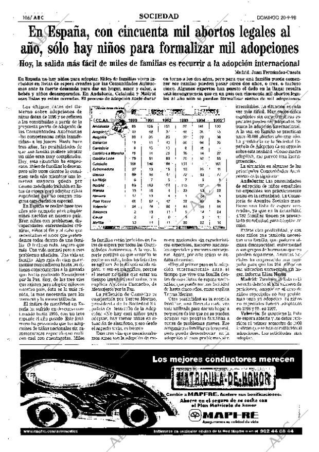 ABC SEVILLA 20-09-1998 página 106