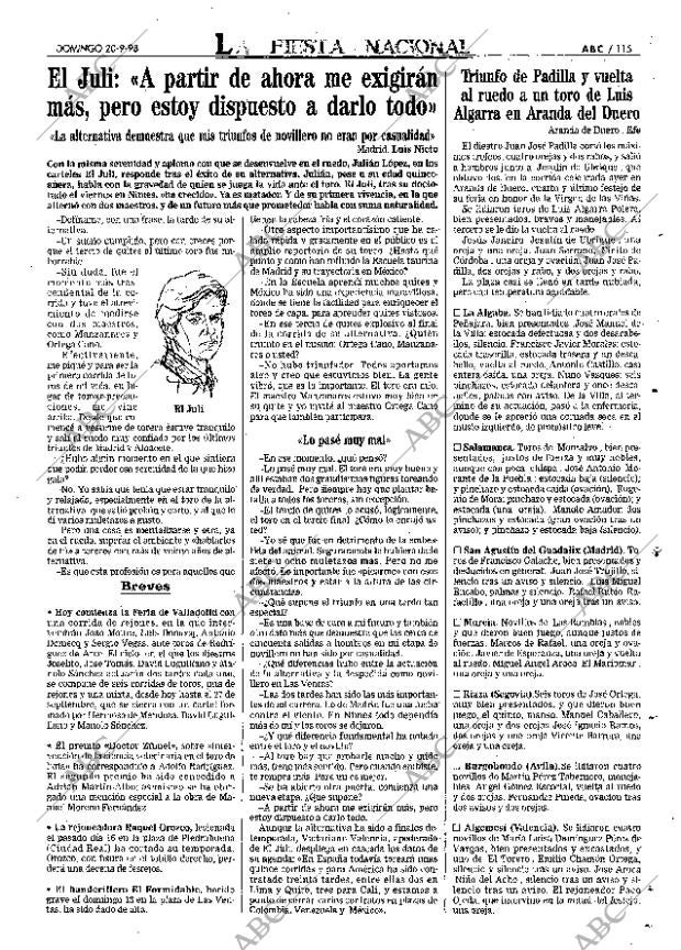 ABC SEVILLA 20-09-1998 página 115