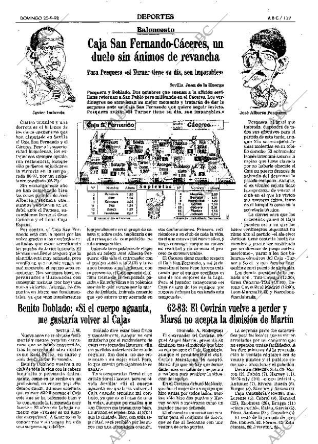 ABC SEVILLA 20-09-1998 página 129