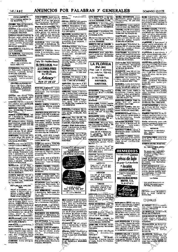 ABC SEVILLA 20-09-1998 página 140