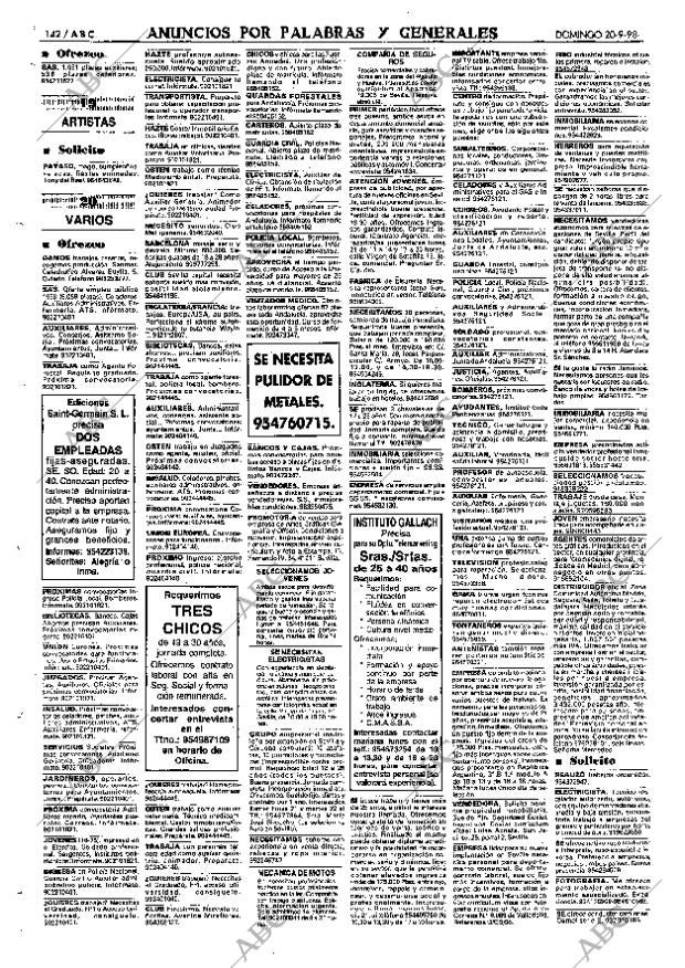 ABC SEVILLA 20-09-1998 página 142