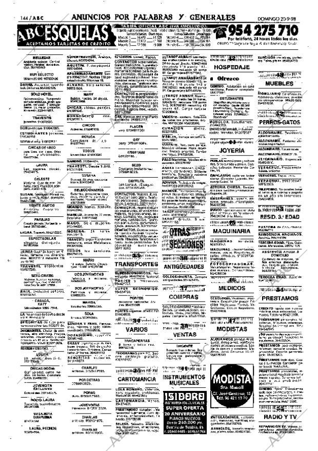 ABC SEVILLA 20-09-1998 página 144