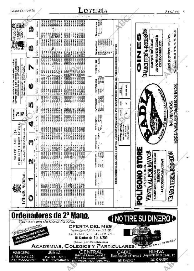 ABC SEVILLA 20-09-1998 página 149