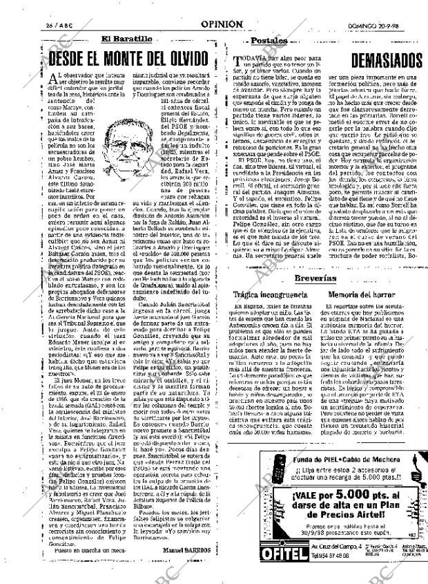 ABC SEVILLA 20-09-1998 página 26