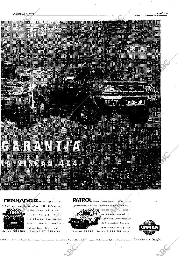 ABC SEVILLA 20-09-1998 página 47