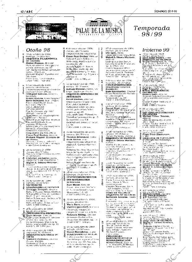 ABC SEVILLA 20-09-1998 página 62