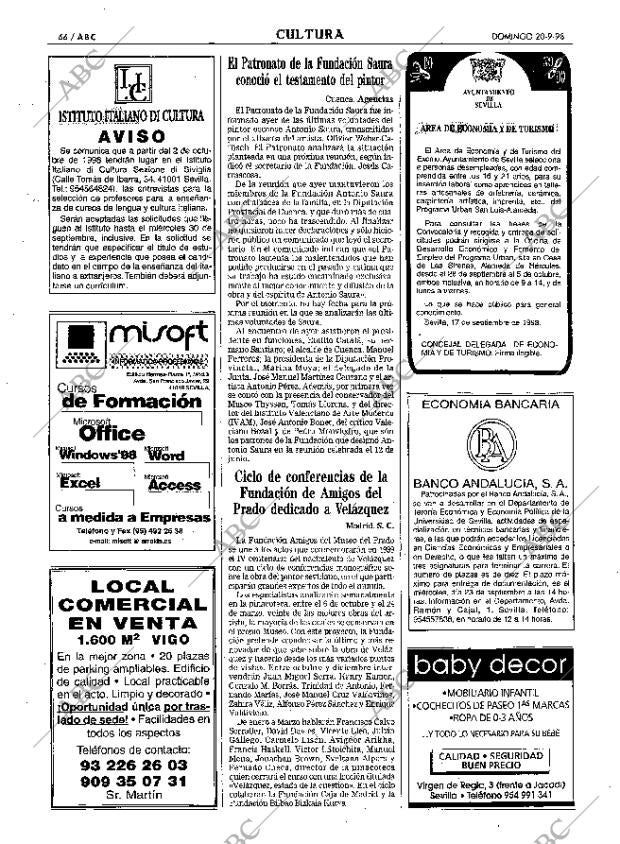 ABC SEVILLA 20-09-1998 página 66