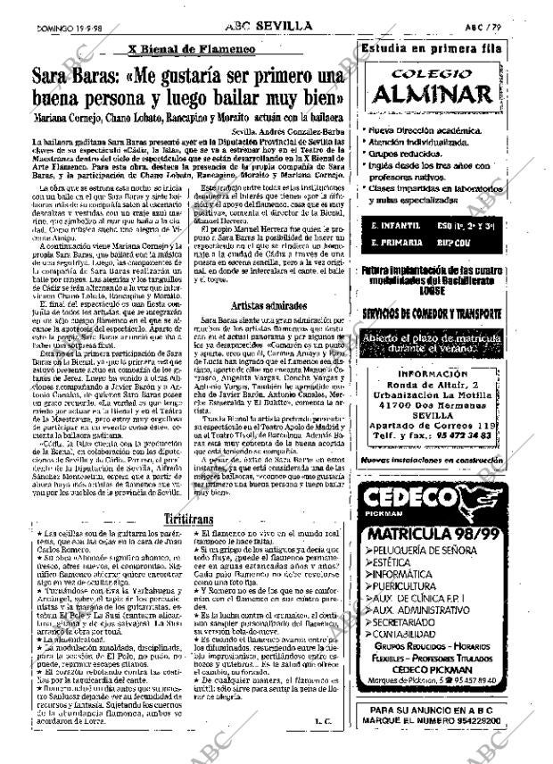 ABC SEVILLA 20-09-1998 página 79