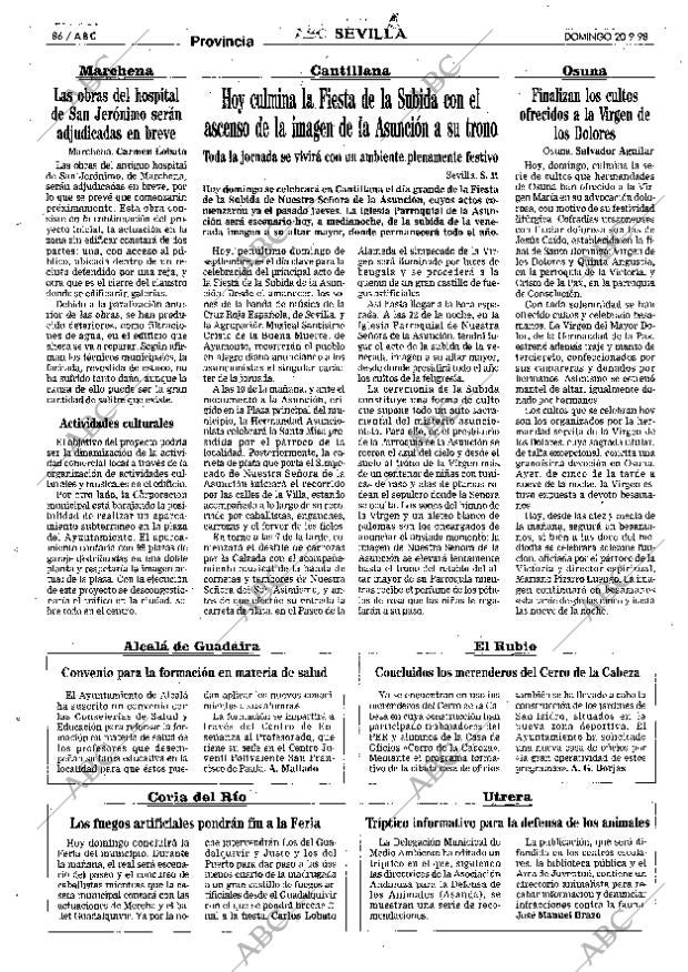 ABC SEVILLA 20-09-1998 página 86