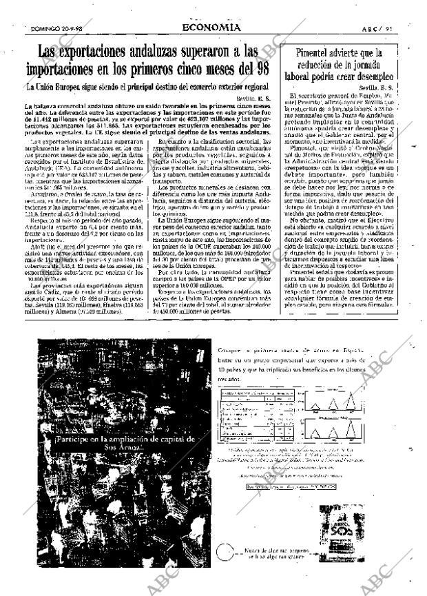 ABC SEVILLA 20-09-1998 página 91