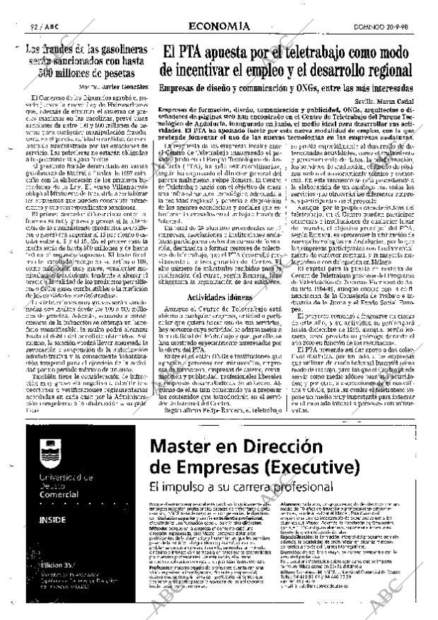 ABC SEVILLA 20-09-1998 página 92