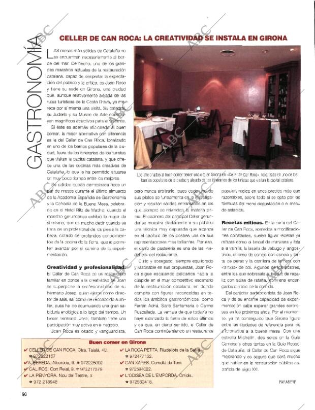 BLANCO Y NEGRO MADRID 20-09-1998 página 96