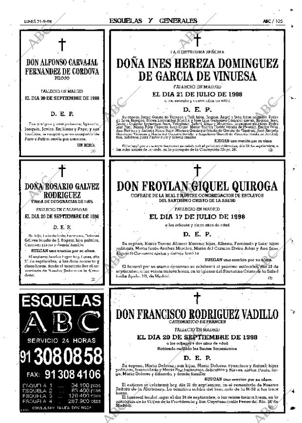 ABC MADRID 21-09-1998 página 105