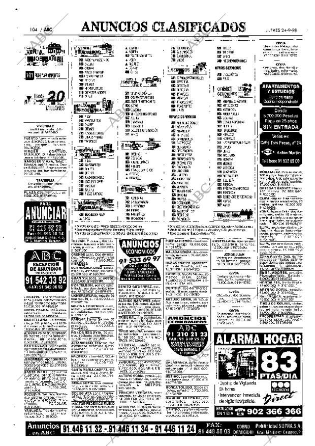 ABC MADRID 24-09-1998 página 104