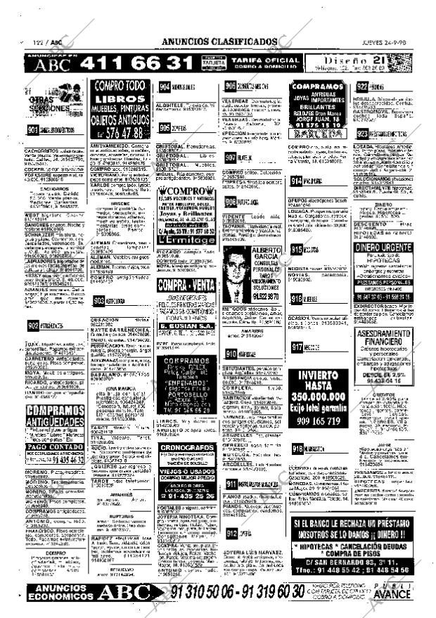 ABC MADRID 24-09-1998 página 122