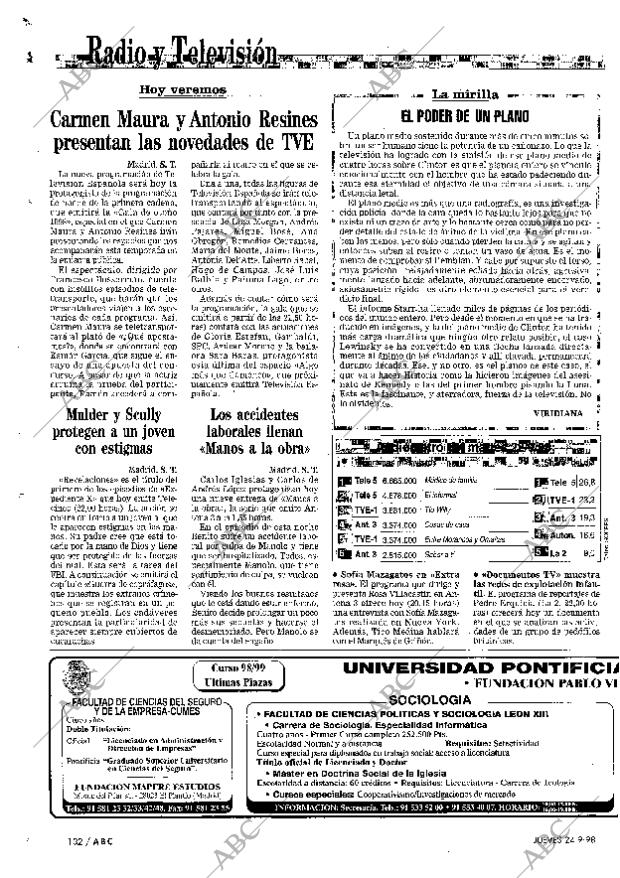 ABC MADRID 24-09-1998 página 132